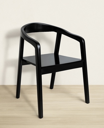 Silla Estocolmo TECA NEGRA