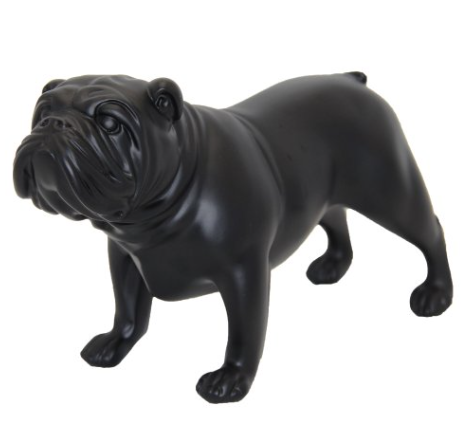 Figura Bulldog Negro