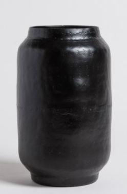 Jarron Bhima Negro 16,5 x 26 cm