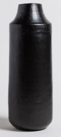Jarrón Bhima Negro 15x 36